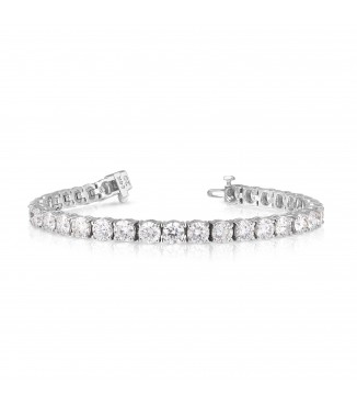 5CTW Round Lab Grown Diamond Bracelet