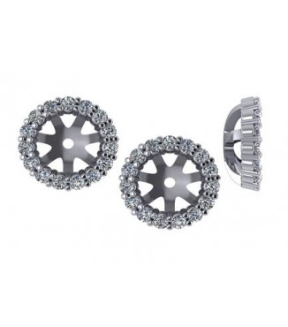 1/3 CTW Diamond Earring Jackets