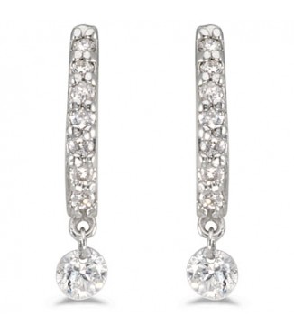 Dashing Diamond Earrings 1/3 cttw