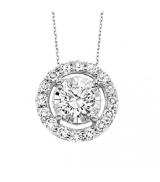 0.15 CTW True Reflections Diamond Pendant