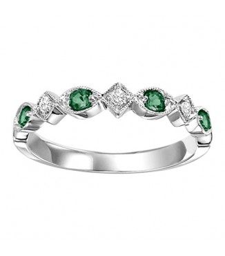 10K Mixable Ring - EMERALD