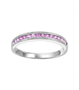 Pink Sapphire Stackable Ring FR1031