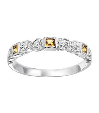 10K Mixable Ring - CITRINE