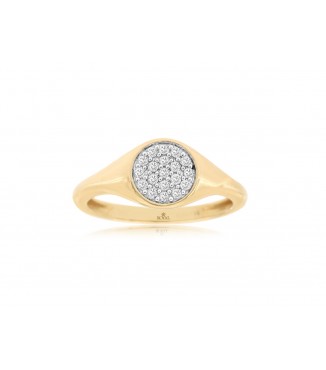 Pave Diamond Ring