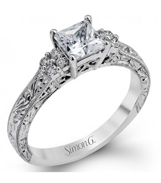 Simon G Engraved Engagement Setting LP2253