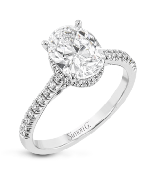 18KW Simon G Engagement Ring Setting