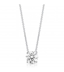 2 CTW Lab Grown Diamond Pendant 14KW