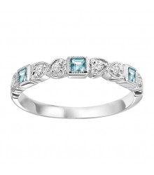 10K Mixable Ring - BLUE TOPAZ