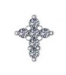 3/4 CT Diamond Cross Pendant 