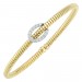 18KY 0.30 CTW Diamond Bangle