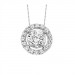 14K White Gold TruReflections Diamond Pendant