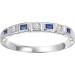 Sapphire and Diamond Stackable Ring FR1042