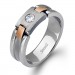 18K W & Rose Diamond Ring
