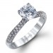 18KW Simon G Engagement Ring Setting