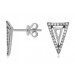 14KW Arrow Diamond Earrings