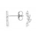 Diamond Curved Climber Fashion Earrings