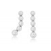Elegant 14KW 0.30 CTW Diamond Dangle Earrings